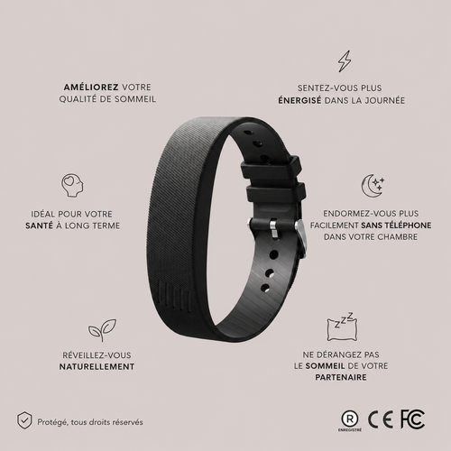 Bracelet Réveil Silencieux - Zenvora