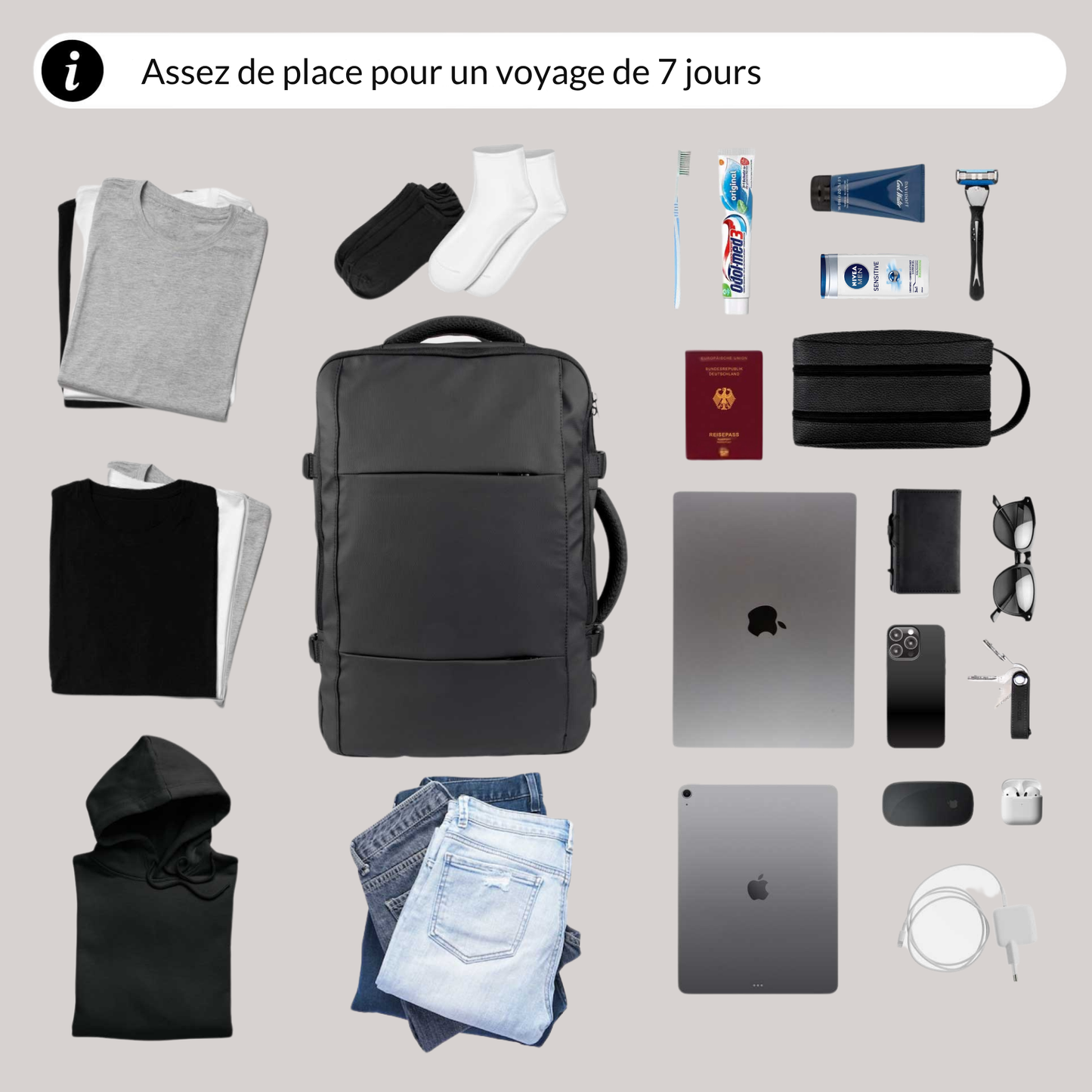 Sac Extensible Apex - Zenvora