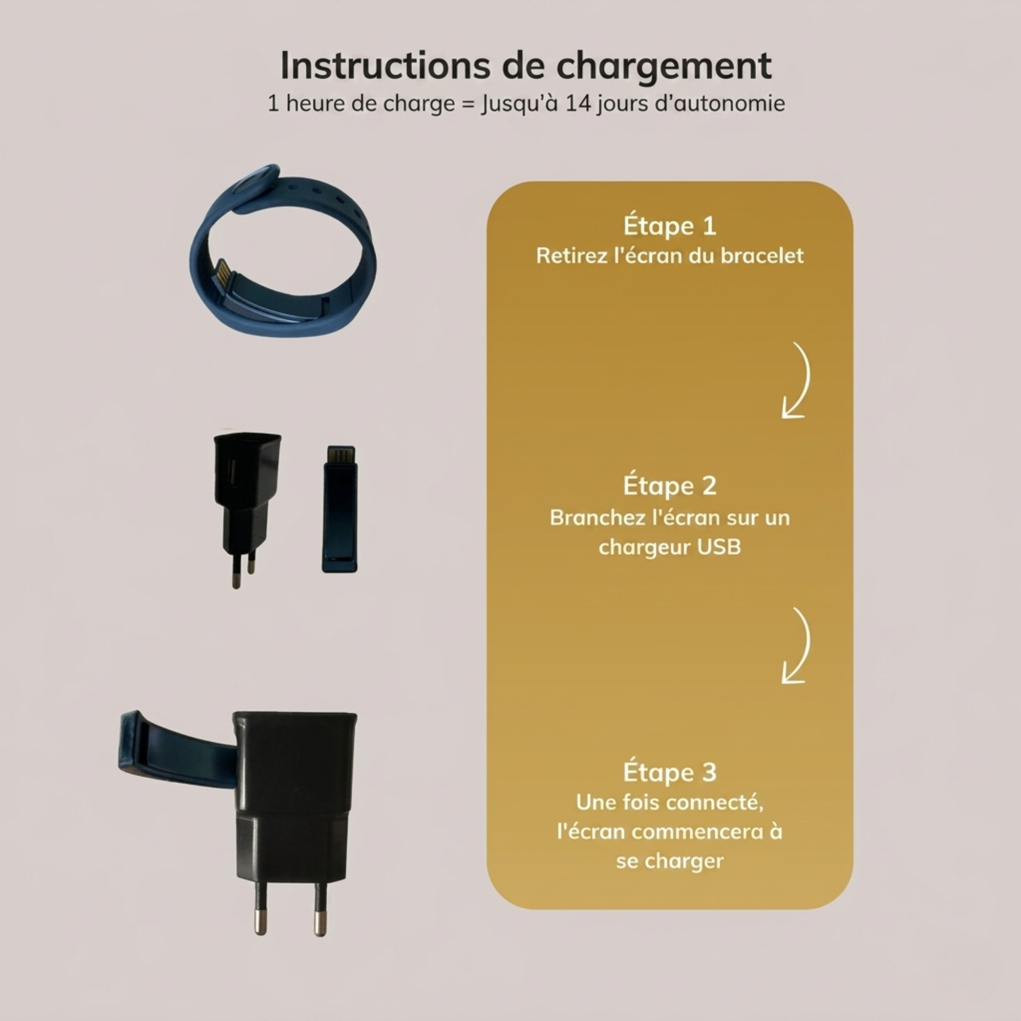 Bracelet Réveil Silencieux - Zenvora